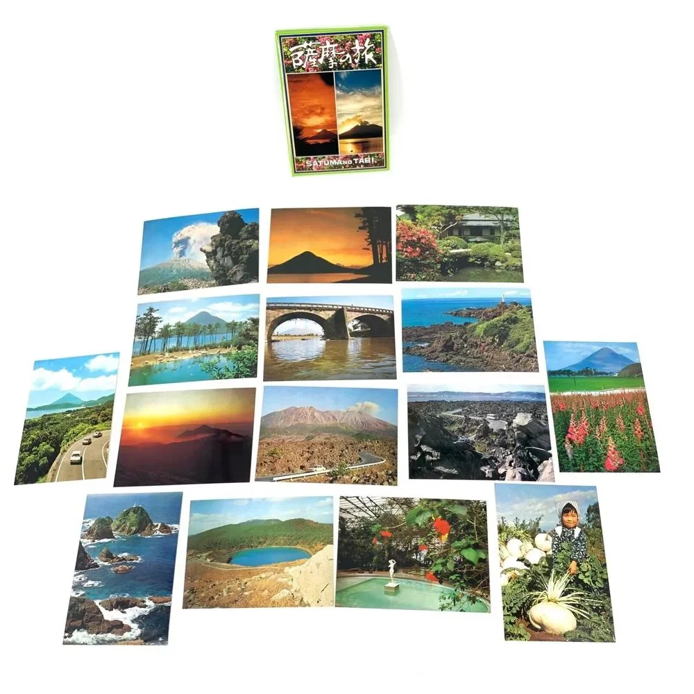 Vintage Postcards of Japan Landmarks Travel Packet of 15 unposted